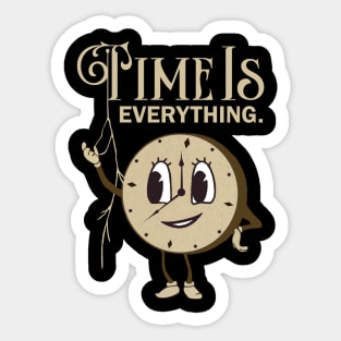 Time Is Everything X - Miss Minutes Sticker